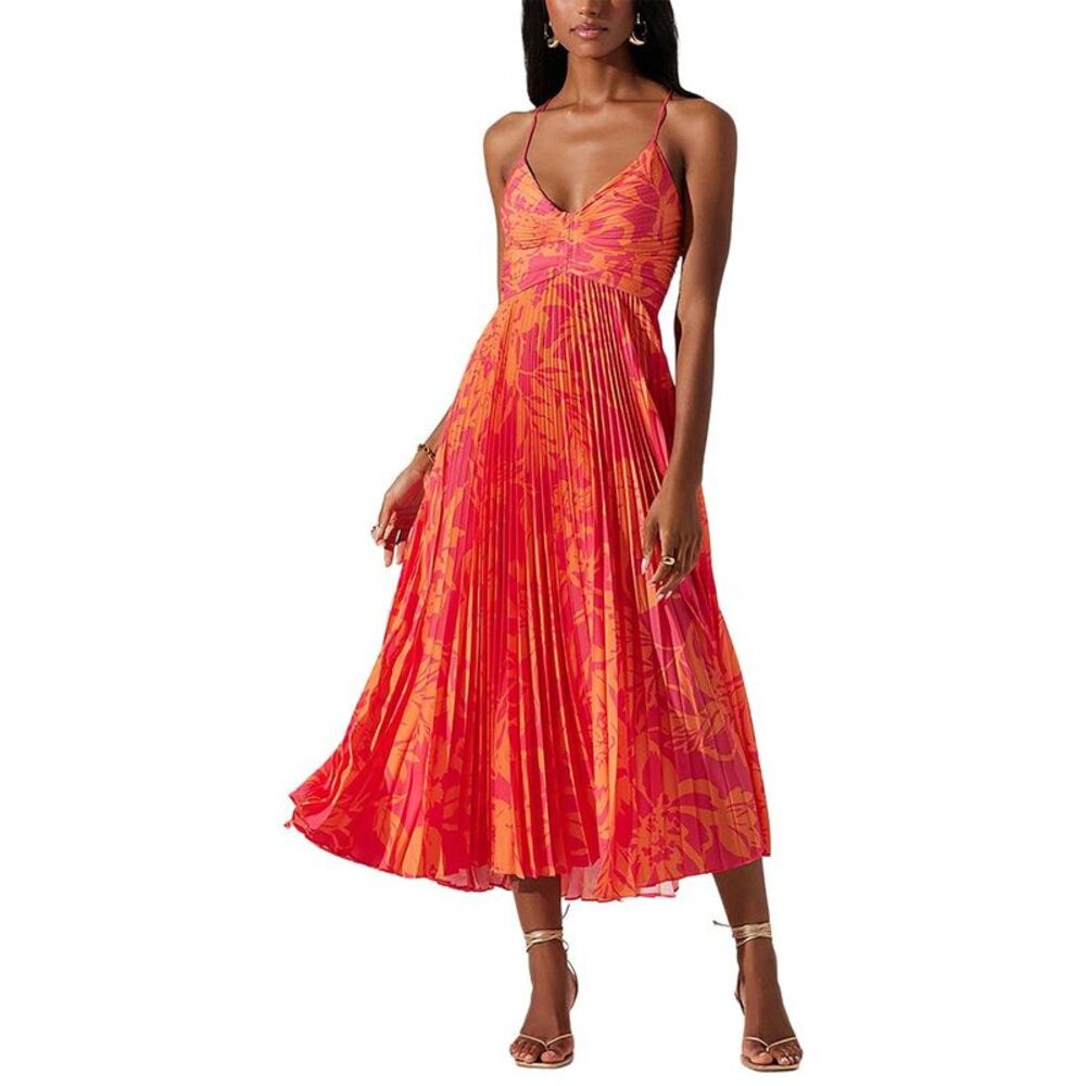 Amina Glam Womens  Midi Dress